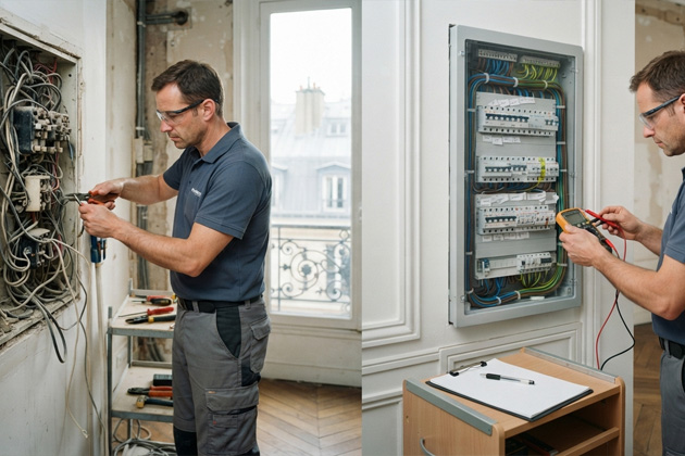 Remplacement tableau électrique Paris devis
