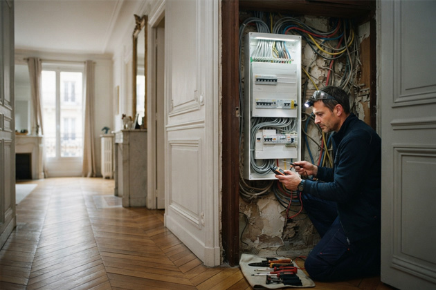 Remplacement de tableau électrique à Paris