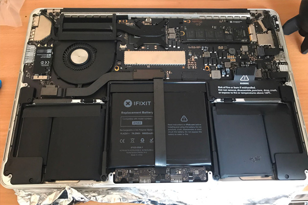 Installer nouvelle batterie