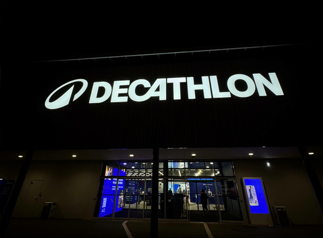 Installation enseigne lumineuse