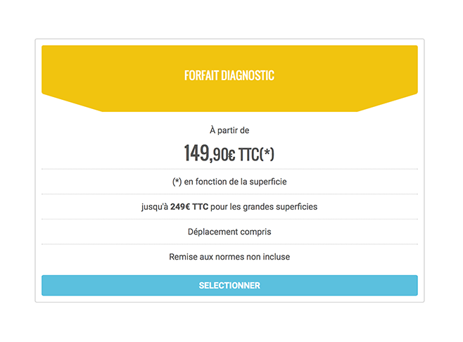 Tarif diagnostic électrique